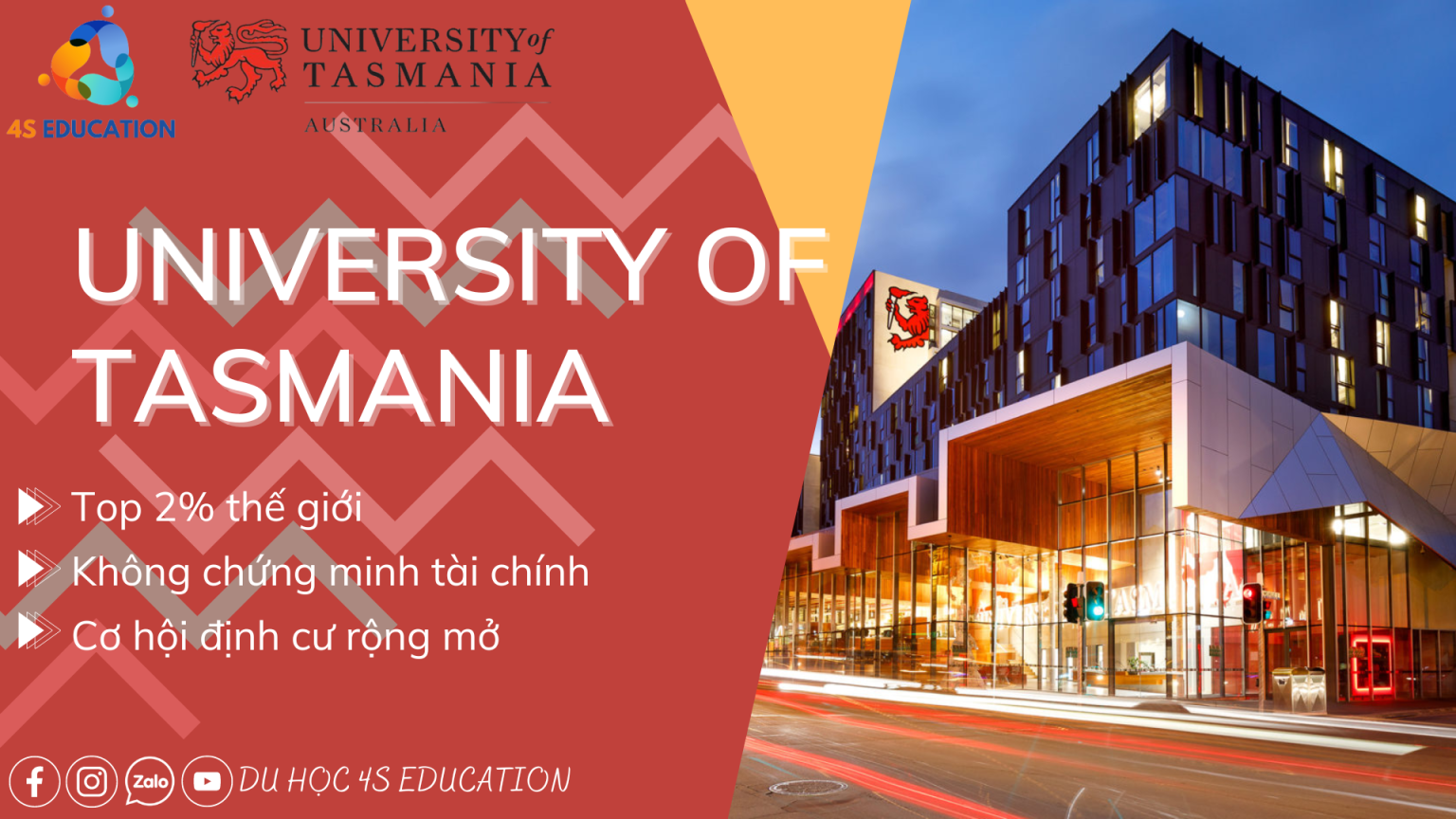 học bổng tasmania